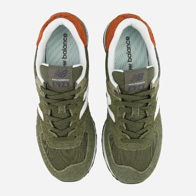 Buty sportowe męskie New Balance 574 U574 45.5 (11.5US) Zielone (196941374369) - obraz 4