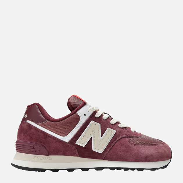 Buty sportowe męskie do kostki New Balance 574 U574 43 (9.5US) Bordowe (196941377414) - obraz 1