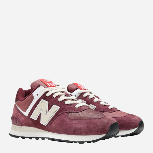 Buty sportowe męskie do kostki New Balance 574 U574 43 (9.5US) Bordowe (196941377414) - obraz 2