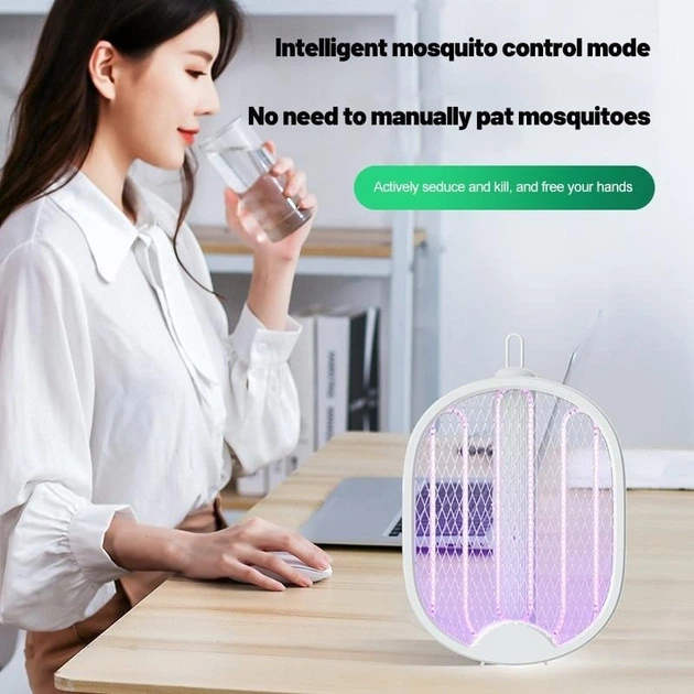 Электрическая москитная сетка мухобойка GeForest Mosquito Lamp Swatter - Фото 4 Электрическая москитная сетка мухобойка GeForest Mosquito Lamp Swatter - изображение 4
