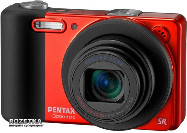 Фотоапарат Pentax Optio RZ10 Red купити на ROZETKA | Чудова ціна