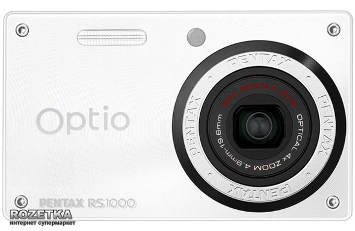 Фотоаппарат Pentax Optio RS1000 White купить на ROZETKA | Отличная