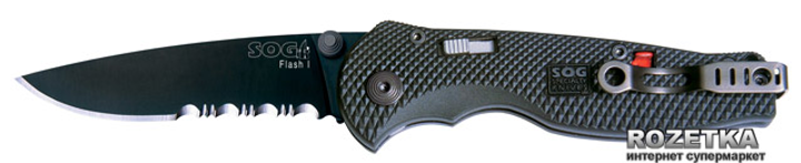 Карманный нож Sog Flash I - Black TiNi (TFSA-97) - изображение 1