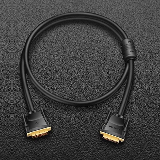 Кабель Vention DVI-D 24M - 24M 1.5 м 2K 60Hz для подключения монитора и проектора (7F6EAFAAE8A6) - изображение 5