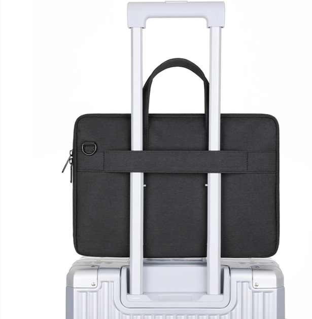 Сумка для ноутбука 17,3" Brinch BW-013 на ремне с внутренними и наружными карманами Серый (S611-1) - Фото 3 Сумка для ноутбука 17,3" Brinch BW-013 на ремне с внутренними и наружными карманами Серый (S611-1) - изображение 3
