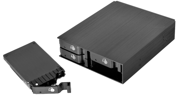 Kieszeń wewnętrzna SilverStone FS204B dla HDD/SSD SATA Black (SST-FS204B) - obraz 7