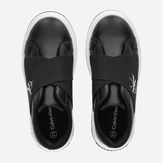 Buty sportowe chłopięce Calvin Klein Jeans Low Cut V3X9-81056-1464999 39 Czarne (8052578654743) - obraz 3