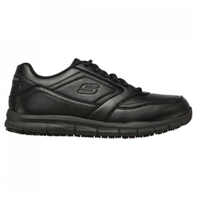 Кроссовки Skechers Work Relaxed Fit: Nampa SR Work Trainers Black, 39.5 ...