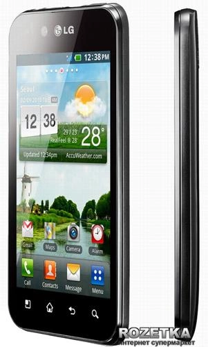 Мобільний телефон LG Optimus P970 Black - зображення 2