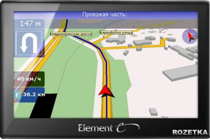 GPS навигатор EasyGo Element T11 rev.2 Навител – низкие цены, кредит ...