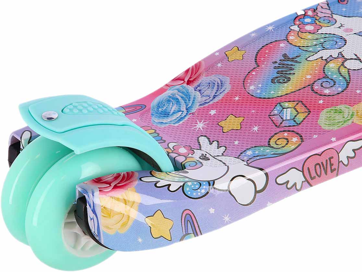 Самокат дитячий Nils Fun HLB15A М’ятний (5907695553192) - зображення 9