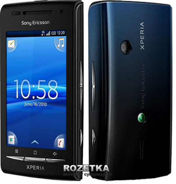 Мобильный телефон Sony Ericsson Xperia X8 E15i Black Blue фото, отзывы, характеристики в