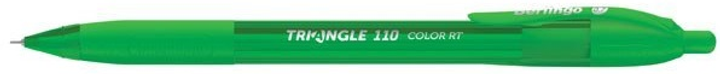 Zestaw długopisów kulkowych Berlingo Triangle 110 RT color 0.7 mm automatyczny Niebieski 12 szt (ZES4260107479925) - obraz 3