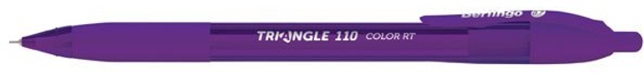 Zestaw długopisów kulkowych Berlingo Triangle 110 RT color 0.7 mm automatyczny Niebieski 12 szt (ZES4260107479925) - obraz 5