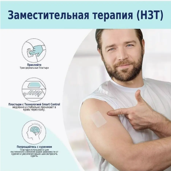 Антиникотиновый трансдермальний пластырь Anti smoke Patch SEFUDUN 1 уп/60 штук бросить курить (II) 32662 - изображение 4