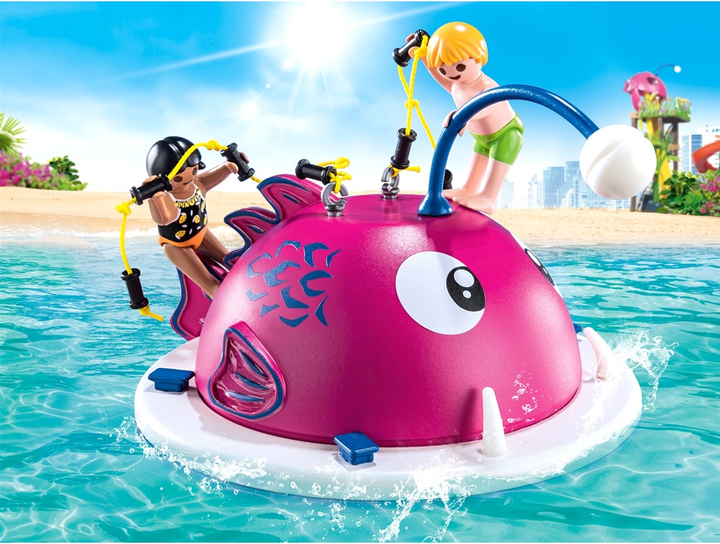 Фігурки Playmobil Family Fun Swimming Island 24 шт (4008789706133) - зображення 4