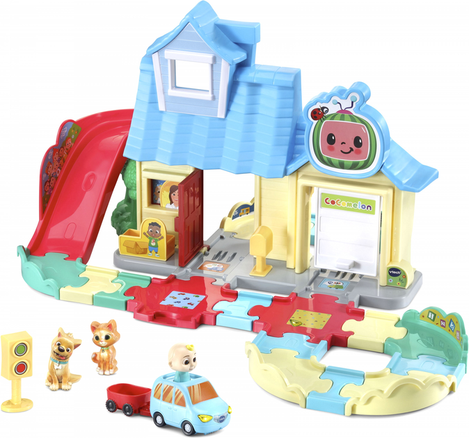 Zestaw Vtech Tut Tut Baby Flitzer JJs Spielhaus Schienenset torów do domku zabaw (3417765579042) - obraz 1