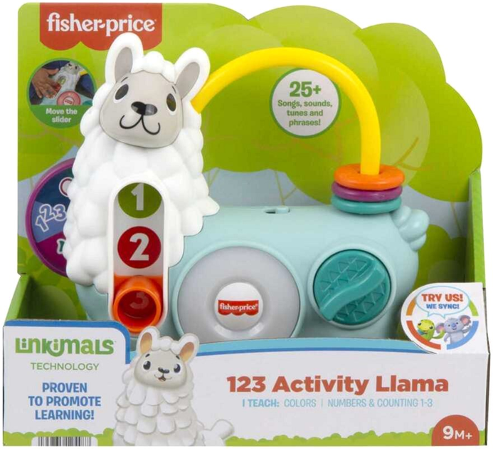 Lama Fisher Price BlinkiLinkis Motorik (0194735145485) - obraz 1