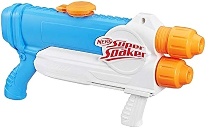 Пістолет Hasbro Nerf Super Soaker Barracuda Біло-блакитний (5010993534302) - зображення 1