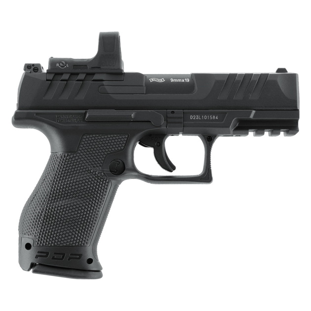 Пистолет пневматический Umarex Walther PDP Compact, (4,5 мм), коллиматорный прицел, черный - изображение 3