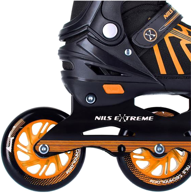 Ролики Nils Extreme Помаранчевий M 34-38 (5907695545029) - зображення 5