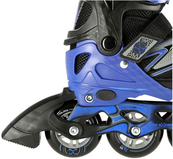 Ролики Nils Extreme Чорно-синій L 39-42 (5907695599510) - зображення 6