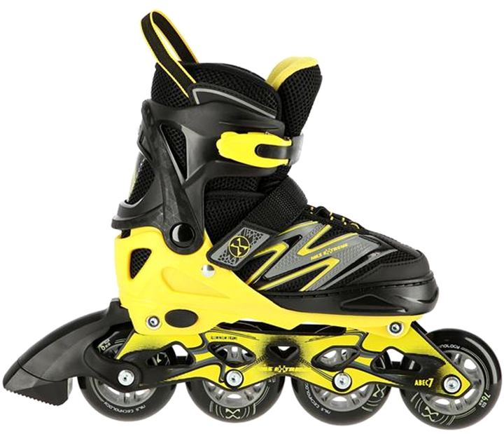 Ролики Nils Extreme Чорно-жовтий L 39-42 (5907695599572) - зображення 3