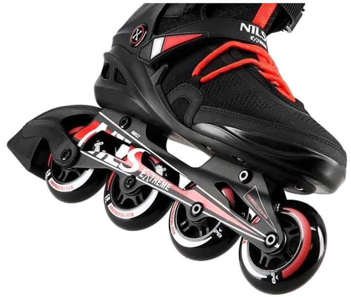 Ролики Nils Extreme Чорний 42 (5907695519952) - зображення 4