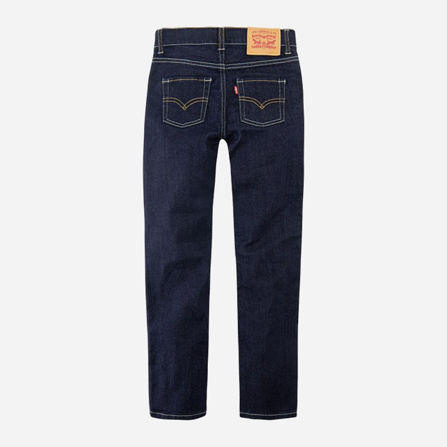 Jeansy regular fit młodzieżowe chłopięce Levi's 9EA211-M7M 14A 162 cm Granatowe (3665115039856) - obraz 4