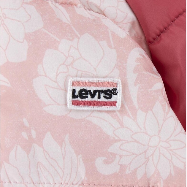 Kombinezon niemowlęcy dla dziewczynki przejściowy Levi's 6EF977-AFT 12M 80 cm Różowy (3666643034238) - obraz 3