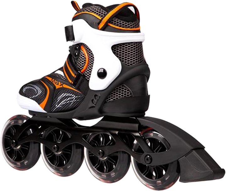 Rolki Nils Extreme Czarno-Pomarańczowe 43 (5907695534979) - obraz 4