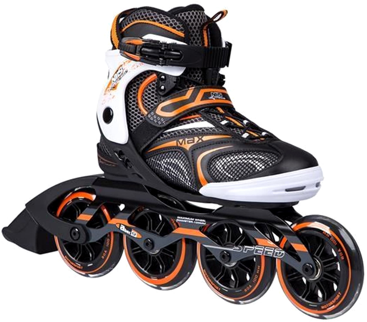 Rolki Nils Extreme Czarno-Pomarańczowe 45 (5907695534993) - obraz 8