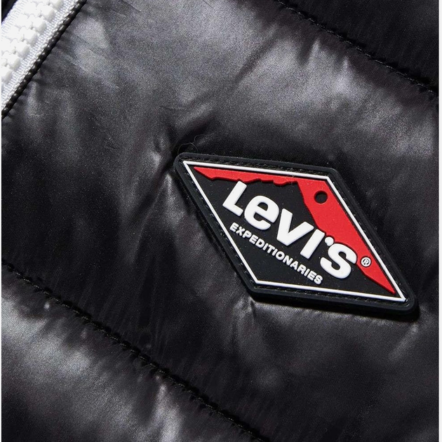 Підліткова зимова стьобана куртка для хлопчика Levi's 9EF434-023 16A 170-176 см Чорна (3666643023645) - зображення 3