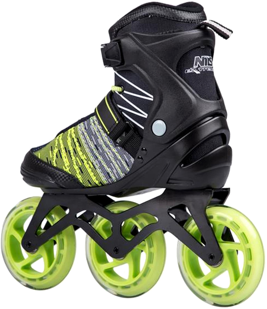 Rolki Nils Extreme Czarno-Zielone 40 (5907695545876) - obraz 4