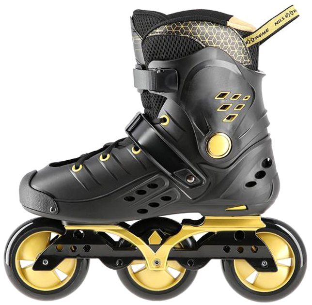 Rolki Nils Extreme Czarno-Złote 37 (5907695595345) - obraz 3