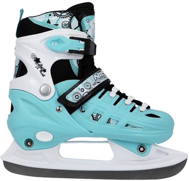 Rolki Nils Extreme 4 w 1 z wymienną płozą hokejową Miętowe L 39-42 (5907695532807) - obraz 3
