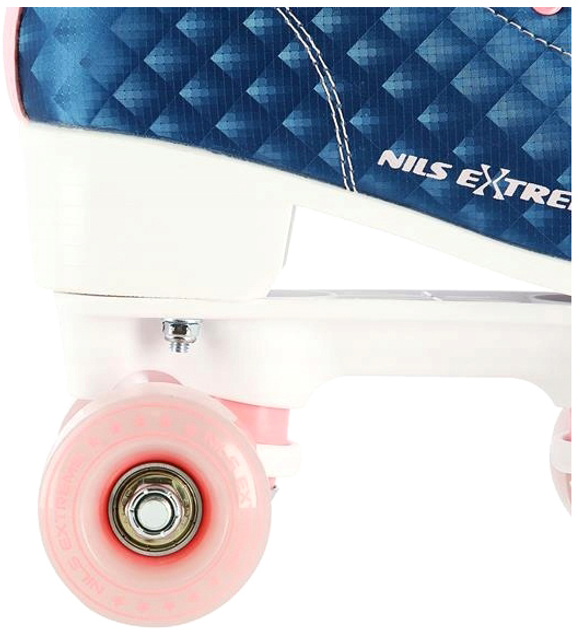 Wrotki Nils Extreme Niebieskie 41 (5907695598353) - obraz 4