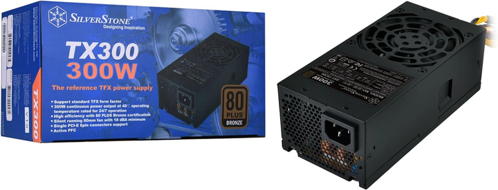 Zasilacz SilverStone TX300 Bronze 300W Black (SST-TX300) - obraz 15