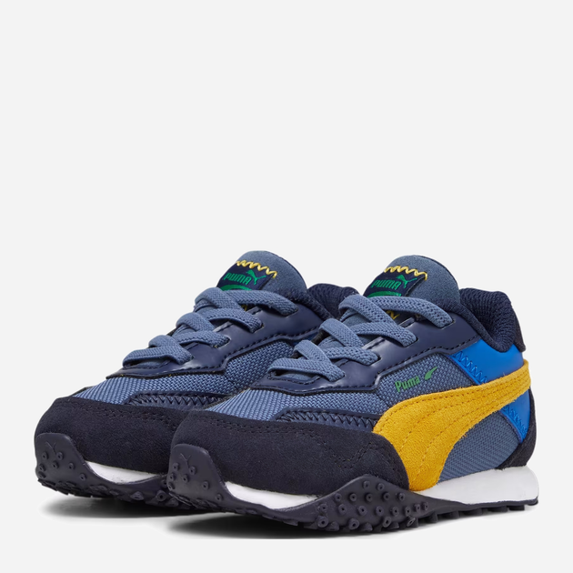 Buty sportowe chłopięce Puma 394725-03 25 Granatowy/Żółty (4099683211274) - obraz 2