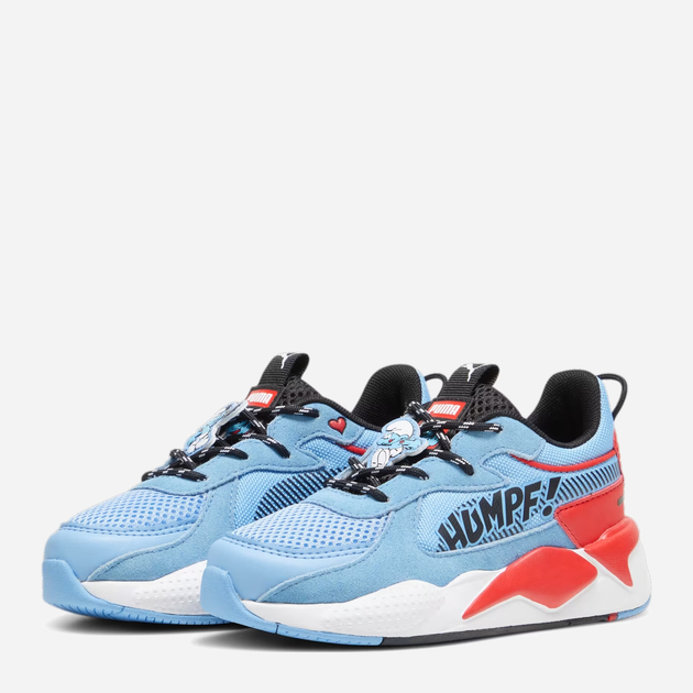 Buty sportowe chłopięce Puma 394784-01 33 Niebieski/Czerwony (4099683344439) - obraz 2