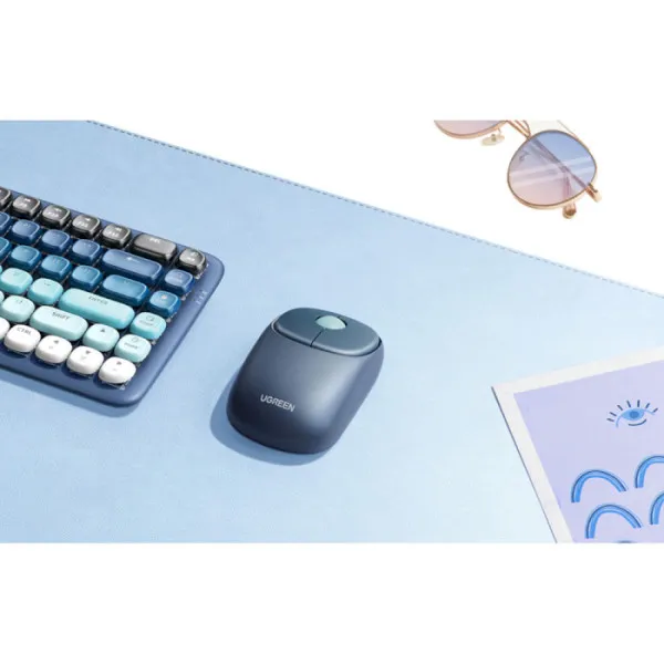 Маніпулятор миша бездротова UGREEN FUN+ Wireless Mouse Blue (UGR-90538) - зображення 10