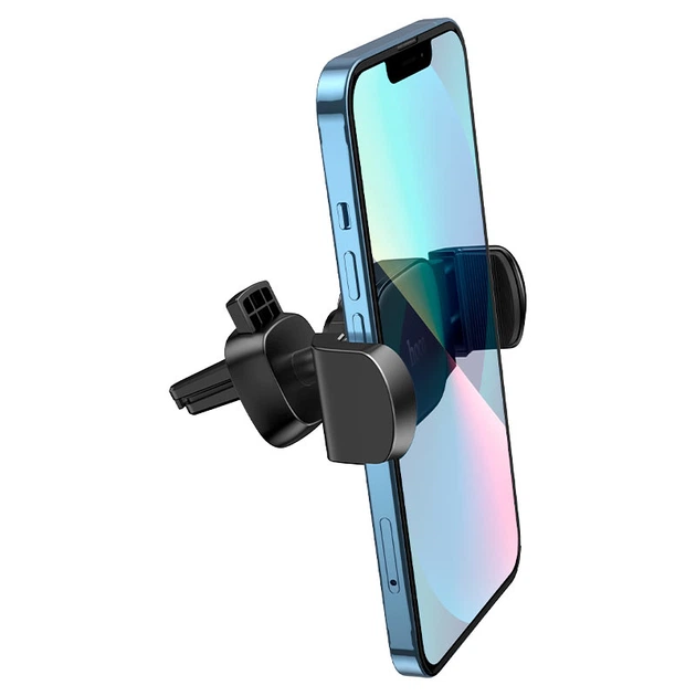 Автомобільний тримач Hoco H14 ursue pull clip Car holder (air outlet) Black - зображення 7
