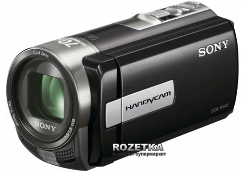 Видеокамера Sony DCR-SX45E Black (DCRSX45EB.CEL) – фото, отзывы