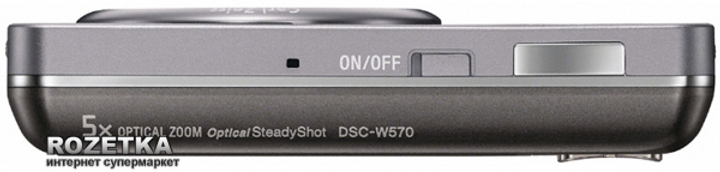 Фотоаппарат Sony Cyber-Shot DSC-W570 Silver купить на