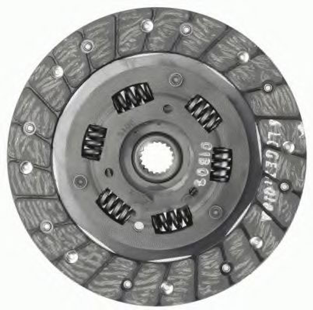 Диск зчеплення (тип КПП: MA, BE4R) Peugeot Partner / Citroen Berlingo 1.6 (бензин) 1996-2011 2938ST SASSONE (Італія) - изображение 1