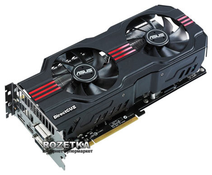 Видеокарта Asus PCI-Ex GeForce GTX 570 1280MB GDDR5 (320bit) (742/3800 ...