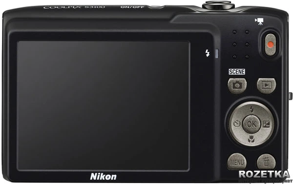 Фотоапарат Nikon Coolpix S3100 Black купити на ROZETKA | Чудова