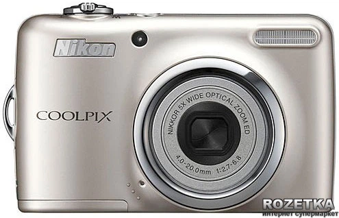 Фотоаппарат Nikon Coolpix L23 Silver купить на ROZETKA | Отличная