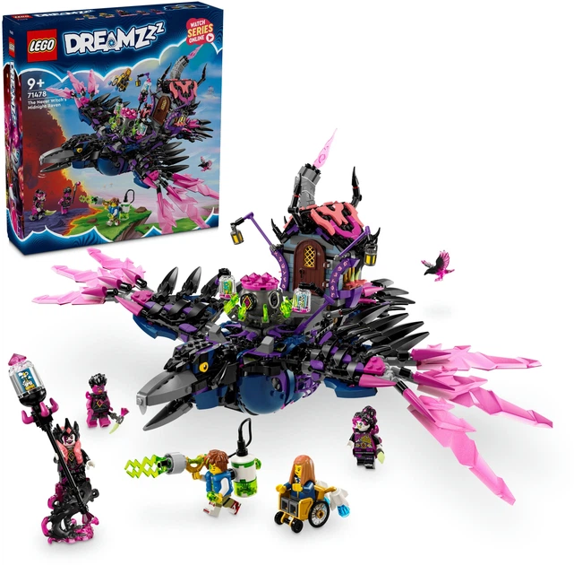 Конструктор LEGO DREAMZzz Полуночный ворон Неведомые 1203 детали