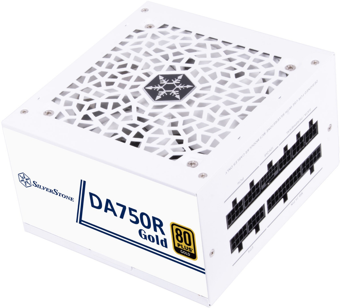 Zasilacz SilverStone DA750R Gold 750W White (SST-DA750R-GMA-WWW) - obraz 2